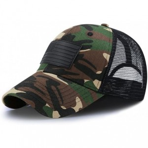 Baseball Caps Men and Women Snapback Baseball Cap Outdoor Sports Mesh Hat - Camo - CR183MCSH98 $15.34