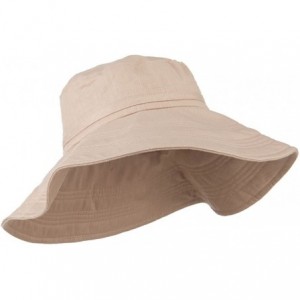 Sun Hats Big Size Ladies Linen Wide Brim Hat - Peach - CY17YT02QAU $57.77