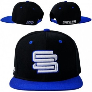 Baseball Caps Two-Toned Premium Snapback Race Hat Black - CY12GK1GIA9 $21.76
