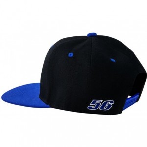 Baseball Caps Two-Toned Premium Snapback Race Hat Black - CY12GK1GIA9 $21.76