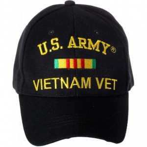 Baseball Caps Officially Licensed Vietnam Veteran Embroidered Adjustable Baseball Cap - US Navy- US Air Force- US Army - CO18...