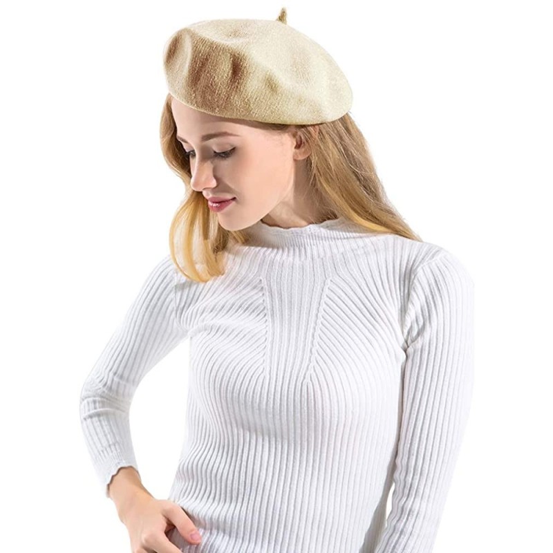 Skullies & Beanies Classic French Crochet Breathable - Camel - C718HAMISNN $12.15