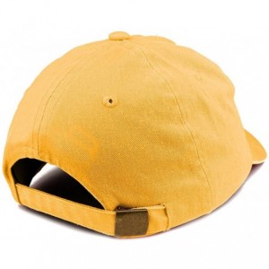 Baseball Caps Made in 1939 Text Embroidered 81st Birthday Washed Cap - Mango - CI18C7HKTK2 $17.46
