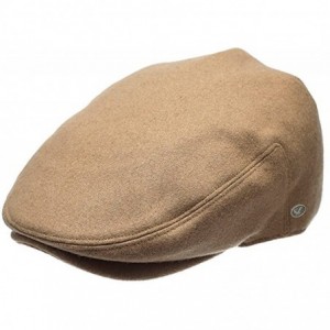 Newsboy Caps Hats Men's Premium Wool Blend Classic Flat Ivy Newsboy Collection Hat - Camel - CQ1865L23Y5 $41.13