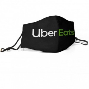 Balaclavas Uber Eats Adjustable Earloops Reusable Cosplayl - Uber Eats-7 - CF1982M24GK $37.00