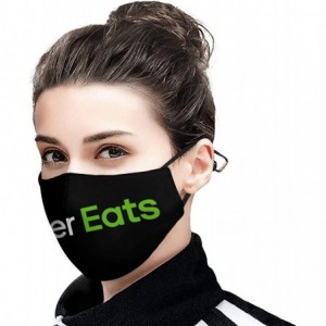 Balaclavas Uber Eats Adjustable Earloops Reusable Cosplayl - Uber Eats-7 - CF1982M24GK $20.84