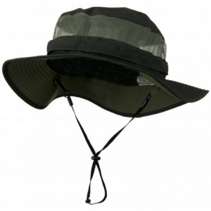 Sun Hats Big Size Taslon UV Bucket Hat - Charcoal - C611C0N00MF $65.51