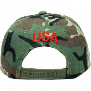 Baseball Caps Trump Keep America Great! Embroidery Hat Adjustable 45 President USA Eagle Baseball Cap - Green Camo - CM18UEGG...