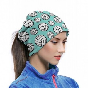 Balaclavas Neck Gaiter Headwear Face Sun Mask Magic Scarf Bandana Balaclava - Volleyball Sport Pattern Mint Green - CP1979MAE...