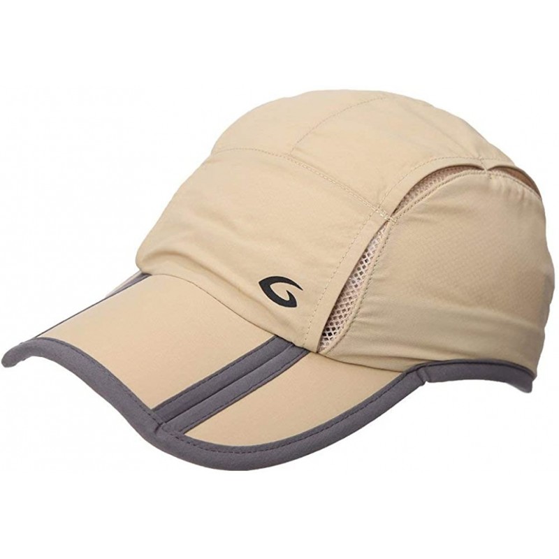 Baseball Caps Unisex SPF Quick-Drying Running Baseball Cap Large Bill Sun Hat 55-61cm - Beige_89056 - CV18NAISLAL $10.44