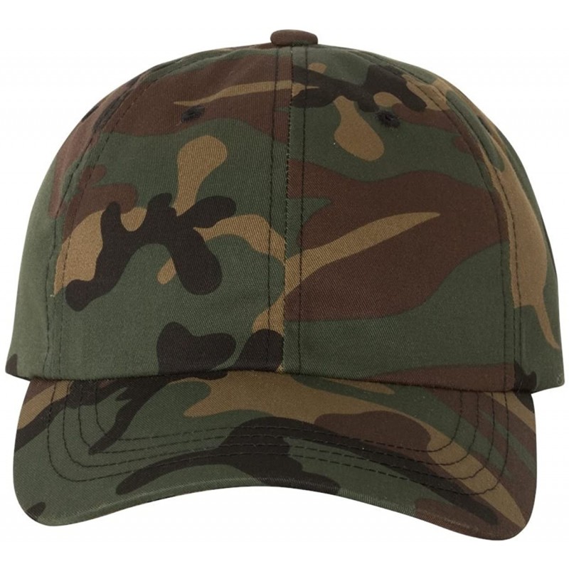 Baseball Caps Boys Unstructured Classic Dad's Cap - Green Camo - CE188Z8G3YY $9.30