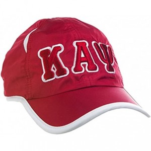 Skullies & Beanies Kappa Alpha Psi Featherlight Cap Red/White - CN127DBJT4D $26.56