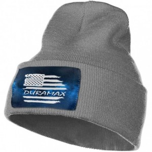 Skullies & Beanies American Flag Duramax Winter Beanie Hat Knit Hat Cap for for Men & Women - Deep Heather - CL18LDTW5W7 $14.15