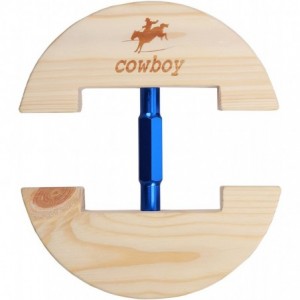 Cowboy Hats Hat Stretcher-Large Size 7 1/2" to 10 5/8"-Colourful Adjustable Buckle Heavy Duty-Easy to Use (Large- Blue) - CI1...