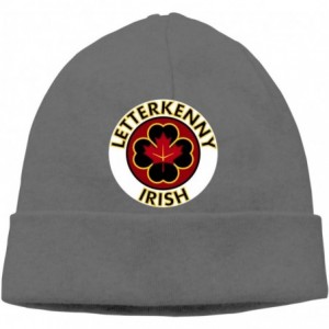 Skullies & Beanies Letterkenny-Irish Hedging Cap Neutral Thin Soft Breathable Autumn and Winter Hat - Deep Heather - CL18ZZYW...
