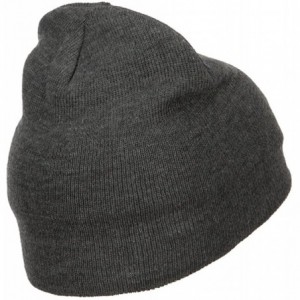 Skullies & Beanies US Army Veteran Military Embroidered Short Beanie - Dk Grey - C71862WK5LW $24.72