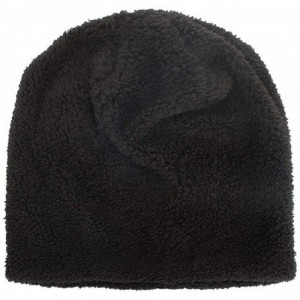 Berets Unisex Knit Baggy Beanie Beret Skull Caps Hat Winter Warm Oversized Ski Cap Hat - Black - CH18M5W0QM0 $10.58