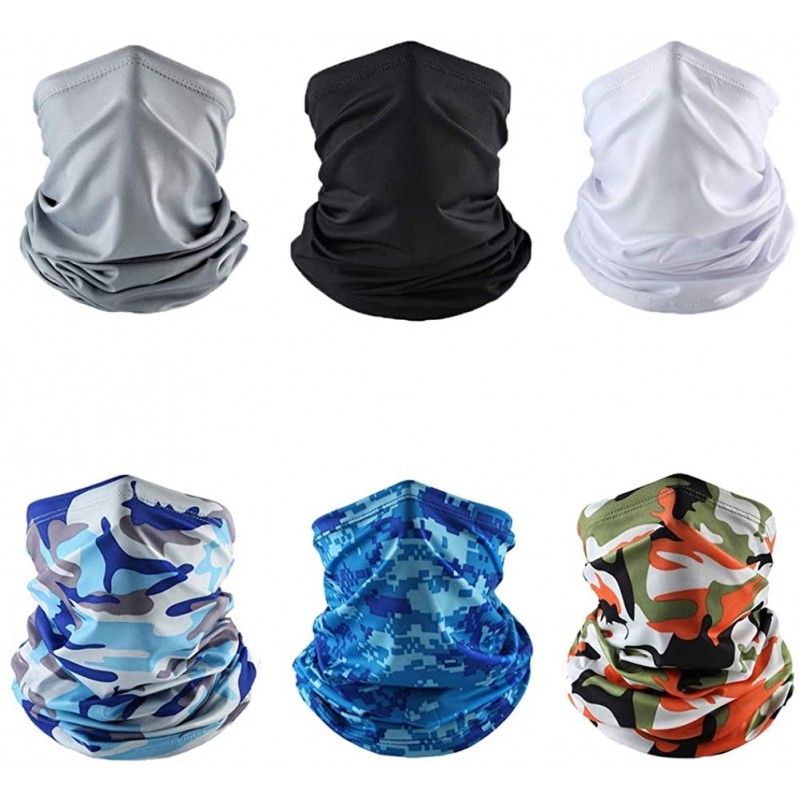 Balaclavas Cooling Neck Gaiter Face Mask for Men Women Outdoor - Camouflage Bandana Dust Wind Balaclava Headwear - C2197SK3RE...