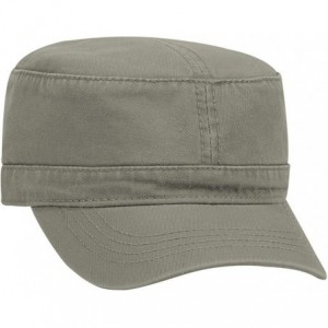 Visors Superior Garment Washed Cotton Twill Military Cap - Ol. Green - CU187I9N9MH $23.10