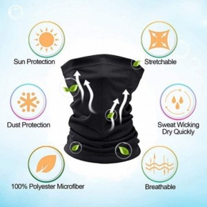 Balaclavas Seamless Quick Dry Breathable Outdoor UV Protection Head Wrap Face Scarf Neck Gaiter Bandana Balaclava - CU1997504...