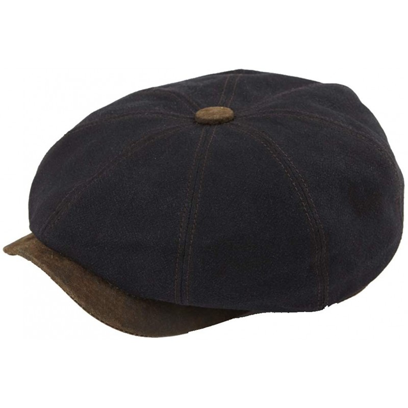 Newsboy Caps Summer Linen Bakerboy Newsboy Cap - Black - C6198E9G9I8 $56.28