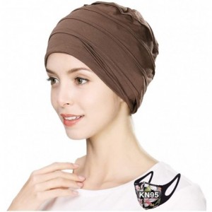 Skullies & Beanies Headwrap Cover Sleep Cap for Women Patient Chemo Scarf Soft Stretch Breathable - C8197Y9N5S6 $22.02