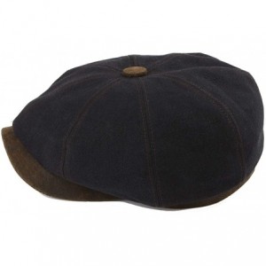 Newsboy Caps Summer Linen Bakerboy Newsboy Cap - Black - C6198E9G9I8 $56.28