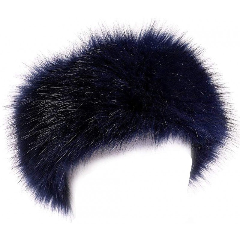 Cold Weather Headbands Faux Fur Headband with Elastic Fluffy Fur Hat Winter Ear Warmer Women Earmuff Ski Cold Weather Caps - ...