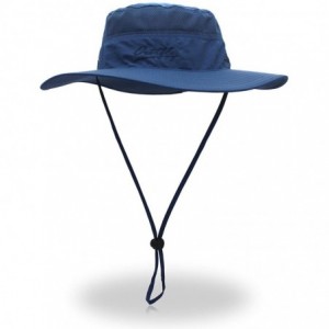 Sun Hats Unisex Outdoor Lightweight Breathable Waterproof Bucket Wide Brim Hat - UPF 50+ Sun Protection Sun Hats Shade - CY18...
