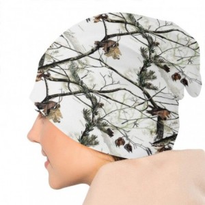 Skullies & Beanies White Realtree Camo Beanie Men Women - Unisex Winter Summer Warm Cuffed Plain Slouchy Skull Daily Knit Hat...