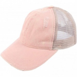 Baseball Caps Mesh - Emily Dusty Pink - CI18YKSCSUO $15.14