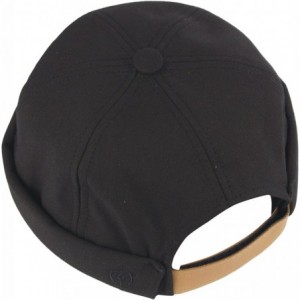 Baseball Caps Watch Cap Beanie Style Empty Plain No Bill Fashion Baseball Hat Truckers - Black - C518E6ZG7UQ $26.81