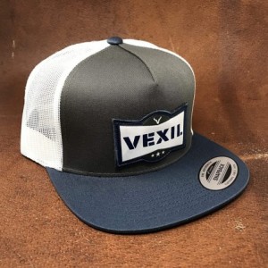 Baseball Caps Iron Cowboy Mesh Adjustable Snapback - Blue/Charcoal/White Mesh - CT18U86H3O7 $31.94