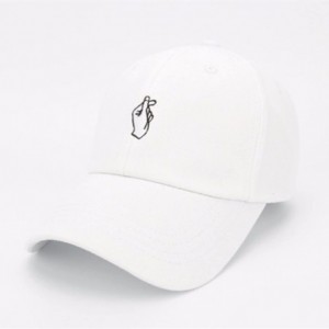 Baseball Caps Custom Baseball Cap for Unique Gifts-Personalized Unisex Street Style Plain Hat with Snapback Hats - White - CP...