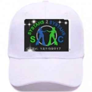 Baseball Caps Custom Baseball Cap for Unique Gifts-Personalized Unisex Street Style Plain Hat with Snapback Hats - White - CP...