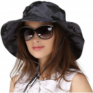 Sun Hats Wide Brim Sun Protection Bucket Hat Adjustable Outdoor Fishing - B10031-khaki Camo - CO18CWTEM8O $11.74