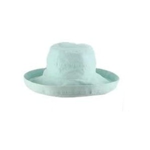 Sun Hats Women's Cotton Hat with Inner Drawstring and Upf 50+ Rating - Aqua - CZ115VMIQ6J $34.18