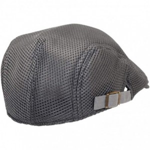 Newsboy Caps Ivy Cap Straw Weave Linen-Like Cotton Cabbie Newsboy Hat MZ30038 - Mesh_grey - C018W67EMLC $16.94