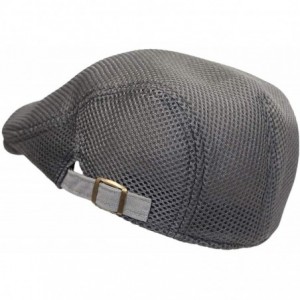 Newsboy Caps Ivy Cap Straw Weave Linen-Like Cotton Cabbie Newsboy Hat MZ30038 - Mesh_grey - C018W67EMLC $16.94