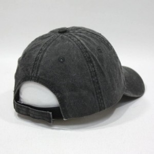 Baseball Caps Vintage Washed Cotton Twill Adjustable Dad Hat Baseball Cap - 25 - C112KP99GFR $14.04