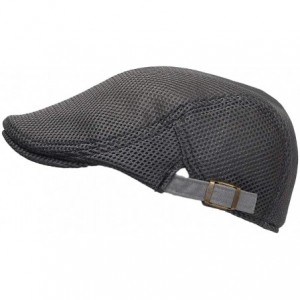 Newsboy Caps Ivy Cap Straw Weave Linen-Like Cotton Cabbie Newsboy Hat MZ30038 - Mesh_grey - C018W67EMLC $16.94