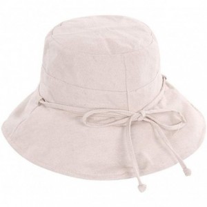 Bucket Hats Fashion Reversible Printed Fisherman Bucket Sun Sun Shade Hat - 3083 Beige - CU18QC4XREX $23.17