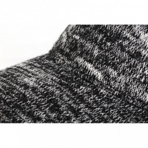 Baseball Caps Unisex Knitted Textured Baseball Cap Soft Adjustable Solid Dad Hat for Women Men - Black - C512O7I1Y7F $14.30