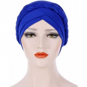 Skullies & Beanies Chemo Cancer Braid Turban Cap Ethnic Bohemia Twisted Hair Cover Wrap Turban Headwear - Coffee - CD18XMX3XR...