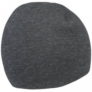 Skullies & Beanies Short Cuffless Beanies - Charcoal - C2112PDNVFX $7.55