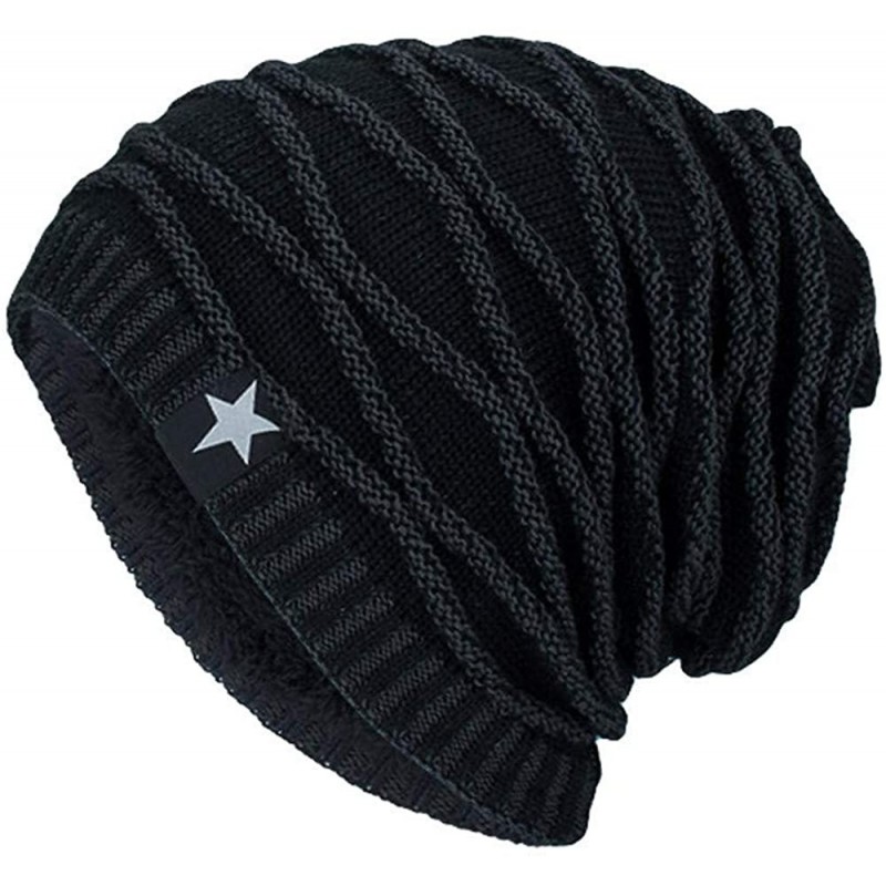 Baseball Caps Unisex Stretch Outdoor Beanies - E-unisex Black - C319246D2EG $16.10