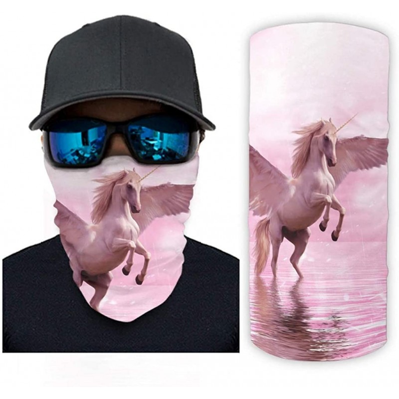 Balaclavas Unicorn Face Mask- Galaxy Face Mask Bandana-Neck Gaiter- Headwrap- Balaclava- Helmet Liner - U6 - CR198KM76X6 $17.43