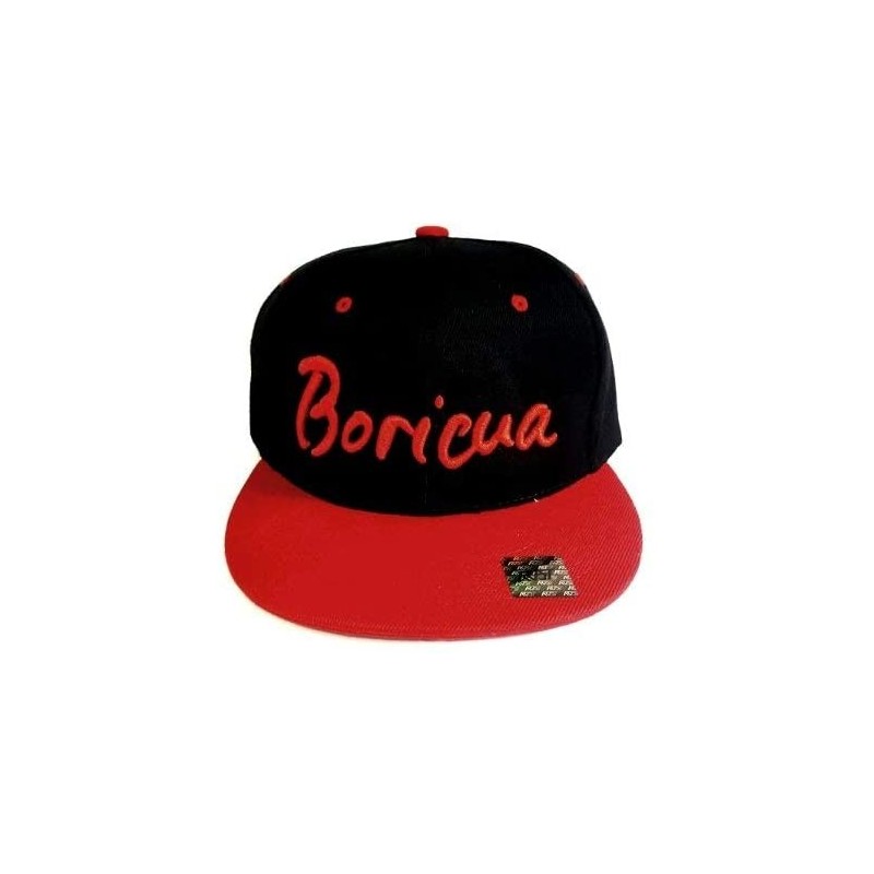 Skullies & Beanies Boricua Snapback Cap (Black) - CP188UNA5D3 $21.86