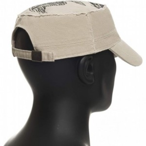 Baseball Caps Hat for Men Anti UV Sunburn Lightweight Breathable Cap - Beige Design - CF18I38M27A $8.90