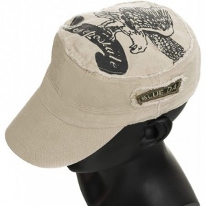 Baseball Caps Hat for Men Anti UV Sunburn Lightweight Breathable Cap - Beige Design - CF18I38M27A $8.90